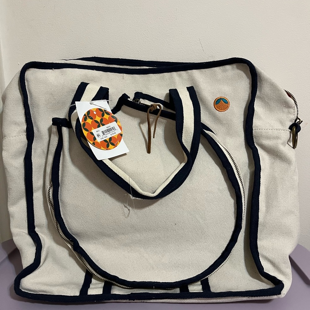 Pickleball Bag by Tangerine Canvas Navy NWT-  Read Description